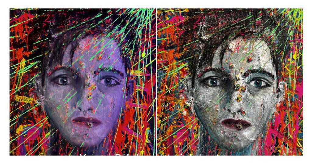 Edward mit und ohne UV