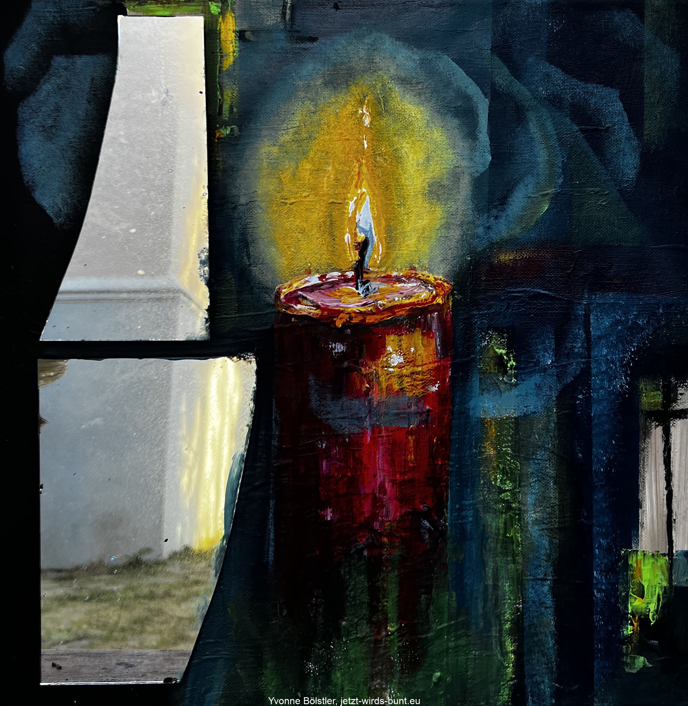 Im Angesicht dessen ... ein Bild aus der Kerzenserie 2025