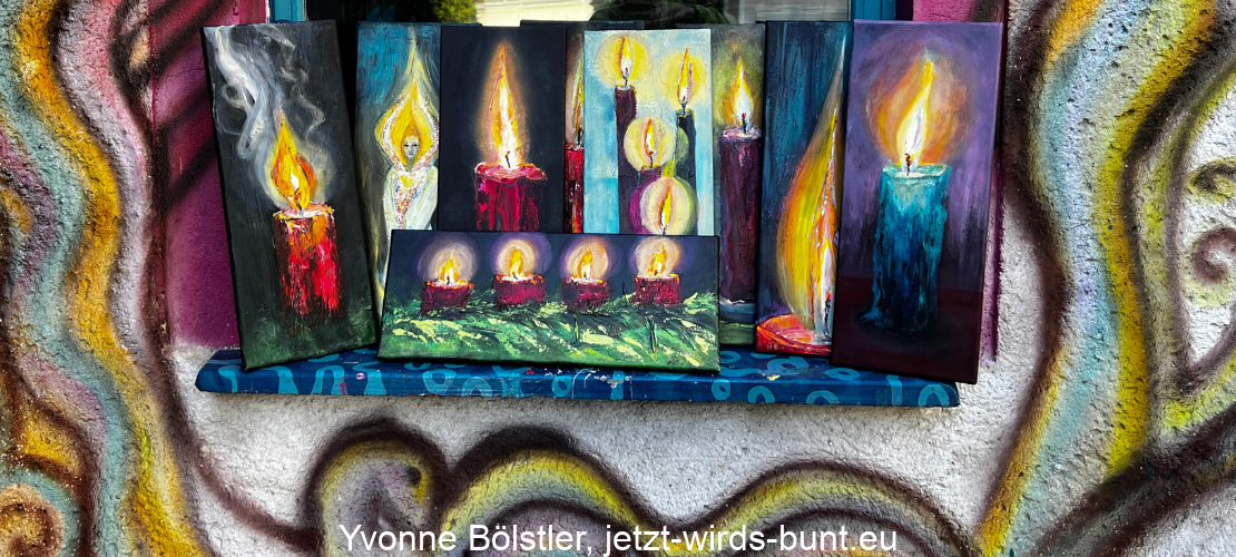 Veranstaltung im Atelier Kerzen-Apero