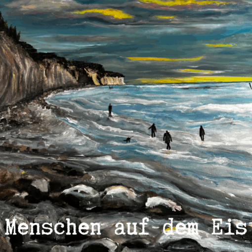 Menschen auf dem Eis